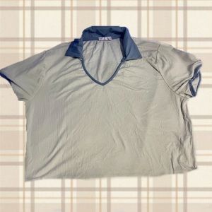 White V Line Shirt